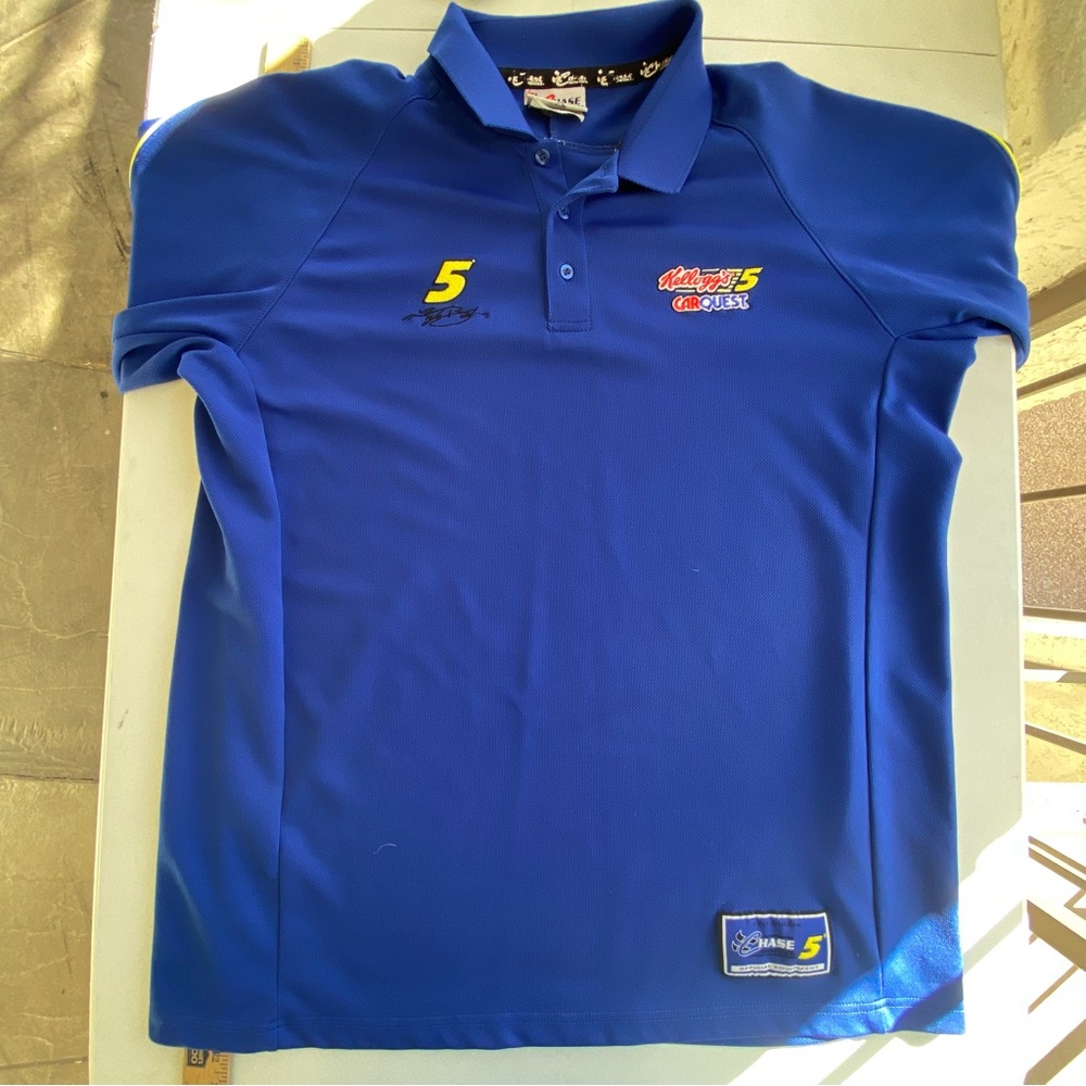 Vintage NASCAR Polo Kyle Busch #5 Chase Authentics size 2XL